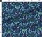 Watercolor Damask Luna Moth Ferns Nature Night Moon Celestial Stars Botanical Garden Whimsical Witchy Custom Printed Fabric by Spoonflower Various Fabrics by the Yard or Fat Quarter 14983271